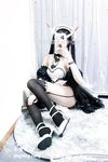 推特新星網紅『小青茗』極品新作-黑絲女僕裝COS全尺度誘惑 長腿翹臀豪乳小嫩逼 高潮沖爆黑絲女僕