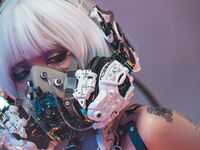 高端ACG业界女神爆机少女▌喵小吉▌巅峰金属大作《赛博朋克·超梦》壁纸党典藏必备 每期都是精品