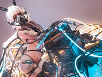 高端ACG业界女神爆机少女▌喵小吉▌巅峰金属大作《赛博朋克·超梦》壁纸党典藏必备 每期都是精品