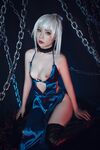 高端ACG業界女神爆機少女▌喵小吉▌Fatel Stay night黑呆 盡情欣賞嬌艷肉體