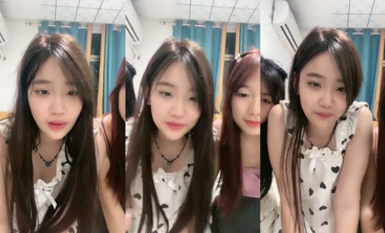 【甜心寶寶穎】19歲女大生帶閨蜜下海~仨人全脫了!揉奶玩… (5)