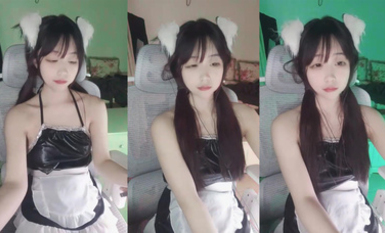 【真實露臉學生妹】土豪重金定製，清純舞蹈校花【蘿莉小羊】福利②，裸舞勾引，跳蛋道具自慰 (5)