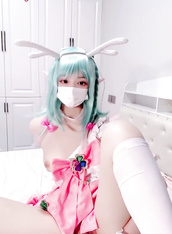 清純反差小母狗 Twitter蘿莉『晗喵』-王者榮耀 瑤 時之祈願