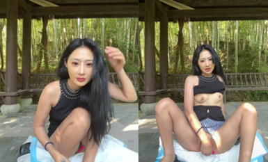 【so_linger】戶外涼亭露出主播自慰